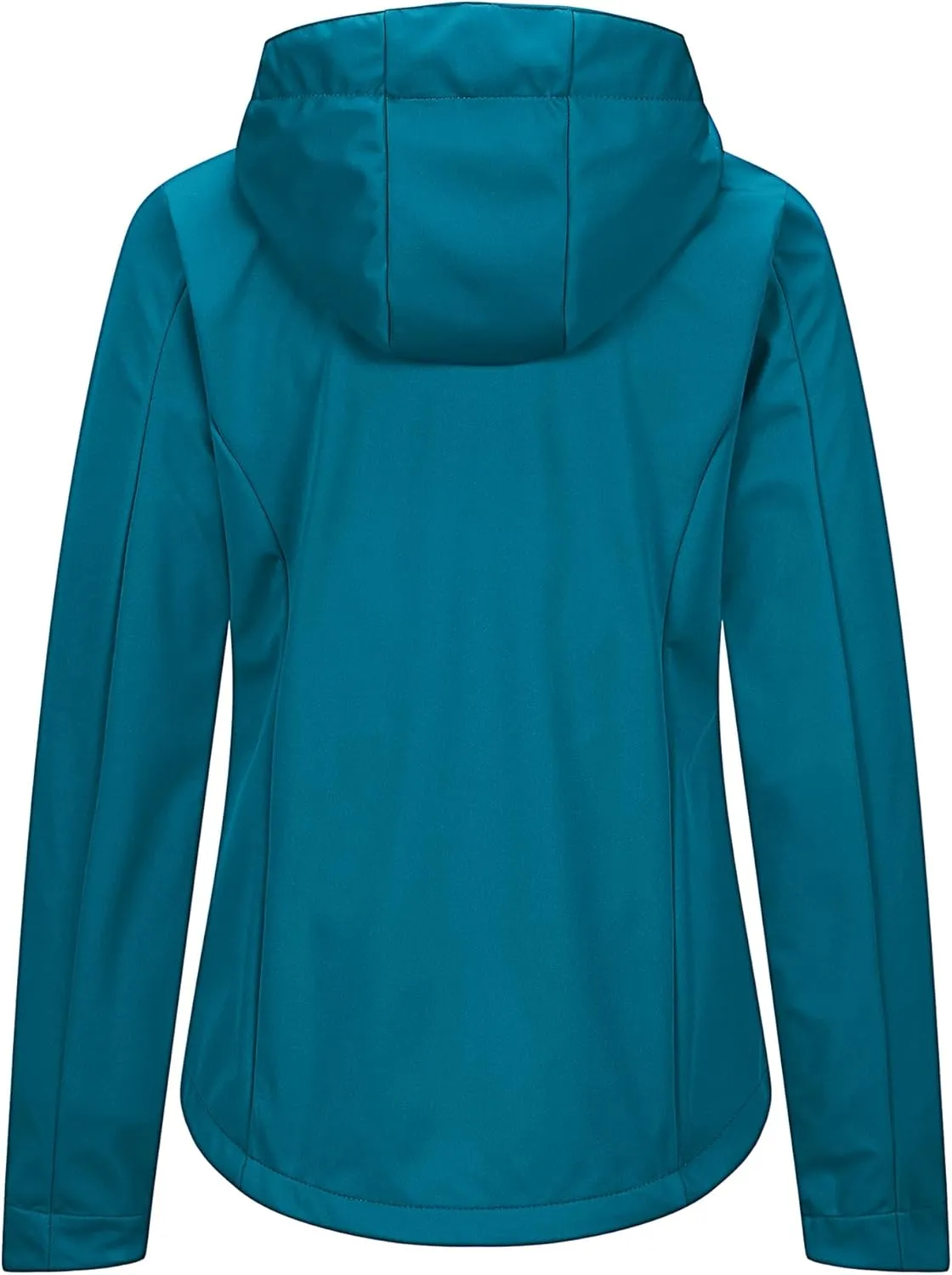 33,000ft Women's Softshell Jacket with Hood Waterproof Lightweight Windbreaker Windproof Rain Shell Jacket for Outdoor Hiking