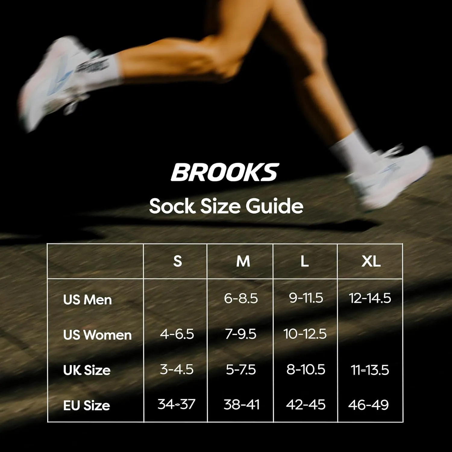 Brooks Run-In No Show Socks I Men & Women Performance Athletic Running Socks I Comfort Fit (6-Pack Set)