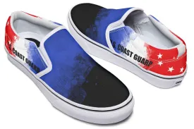 Coast Guard Flag Slip-On Shoes