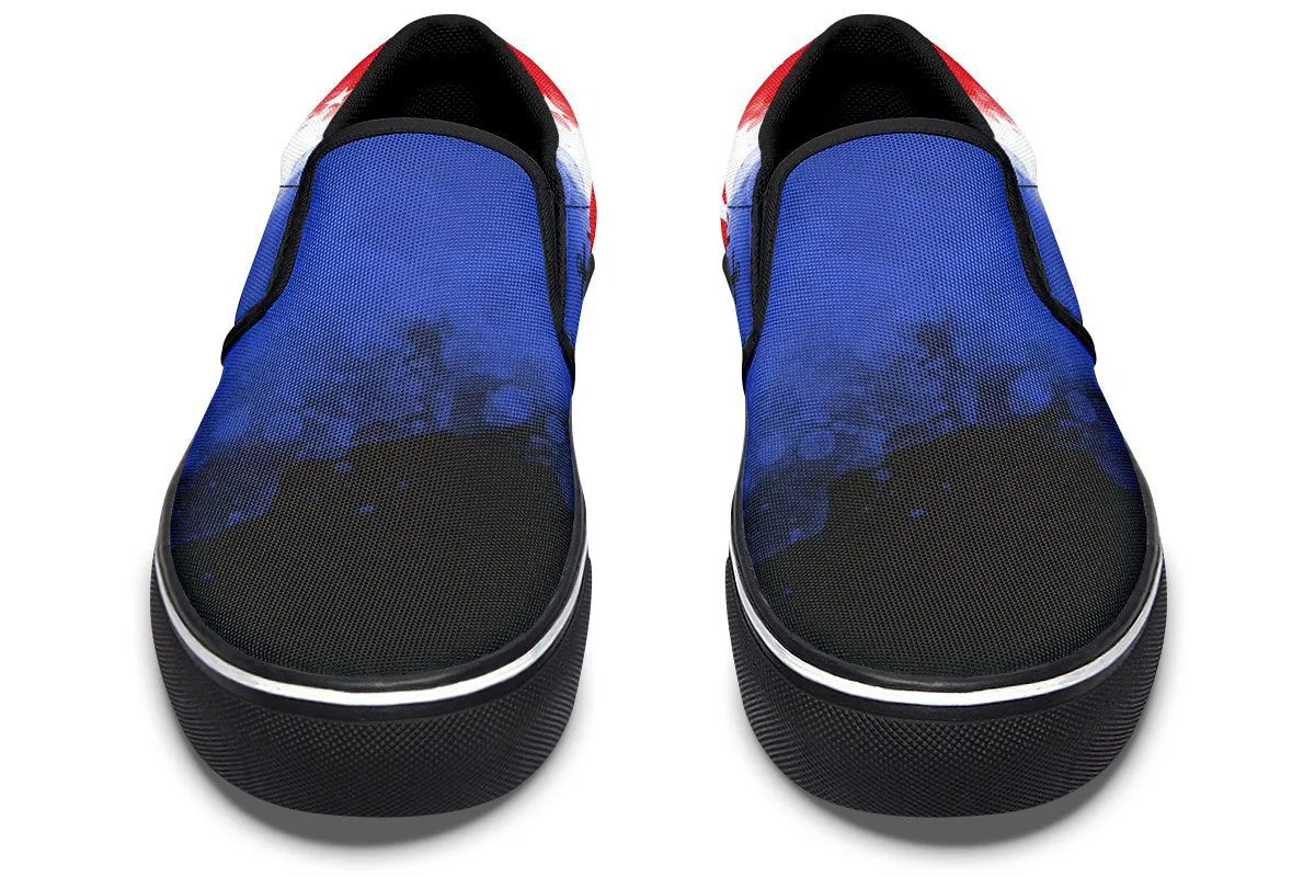 Coast Guard Flag Slip-On Shoes