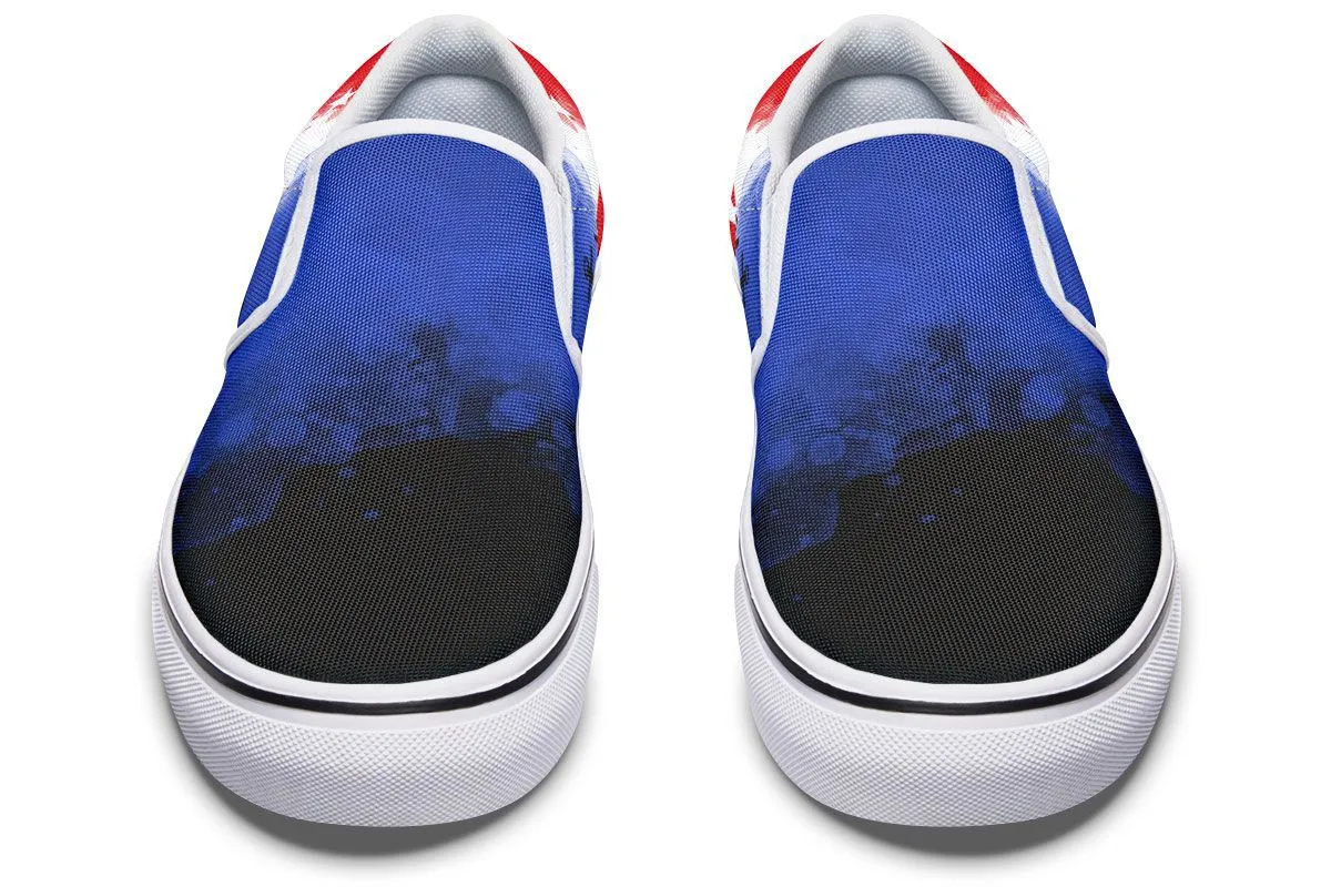 Coast Guard Flag Slip-On Shoes