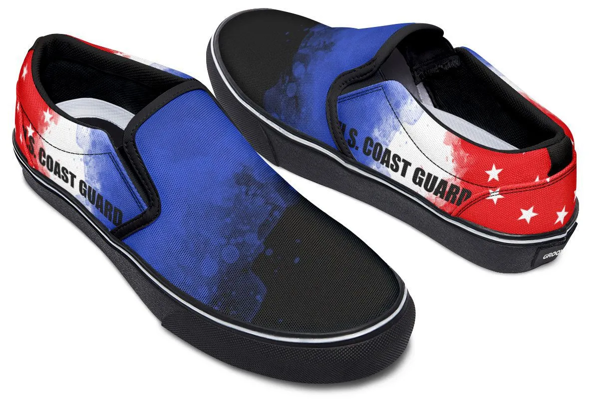 Coast Guard Flag Slip-On Shoes