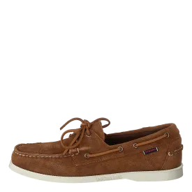Docksides Portland Suede Brown Cognac