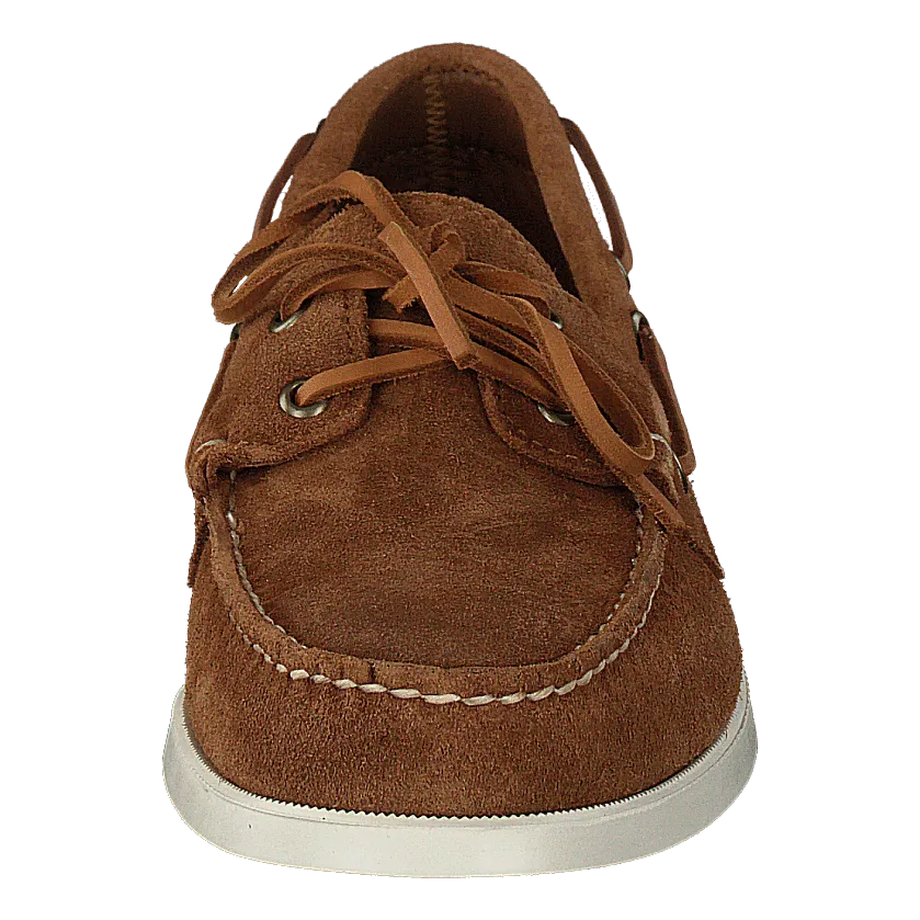 Docksides Portland Suede Brown Cognac
