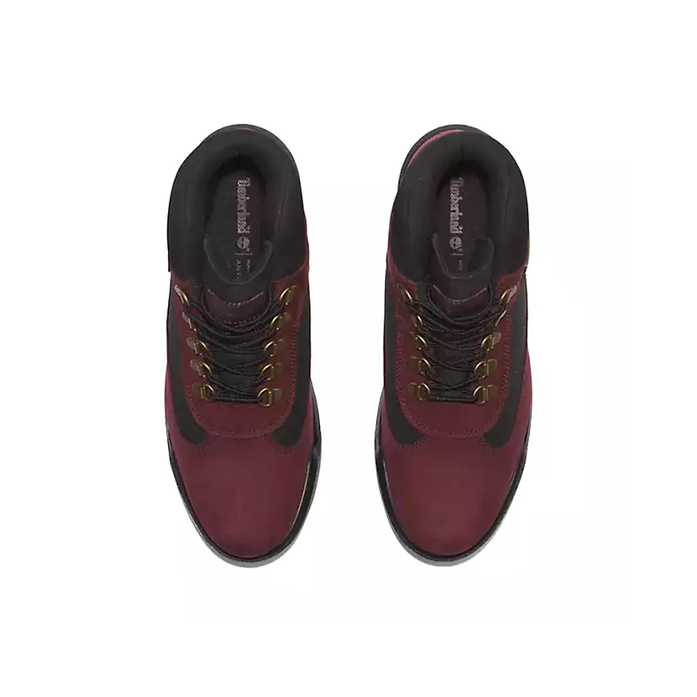 Field Boot Mid Lace Waterproof 'Burgundy Nubuck'