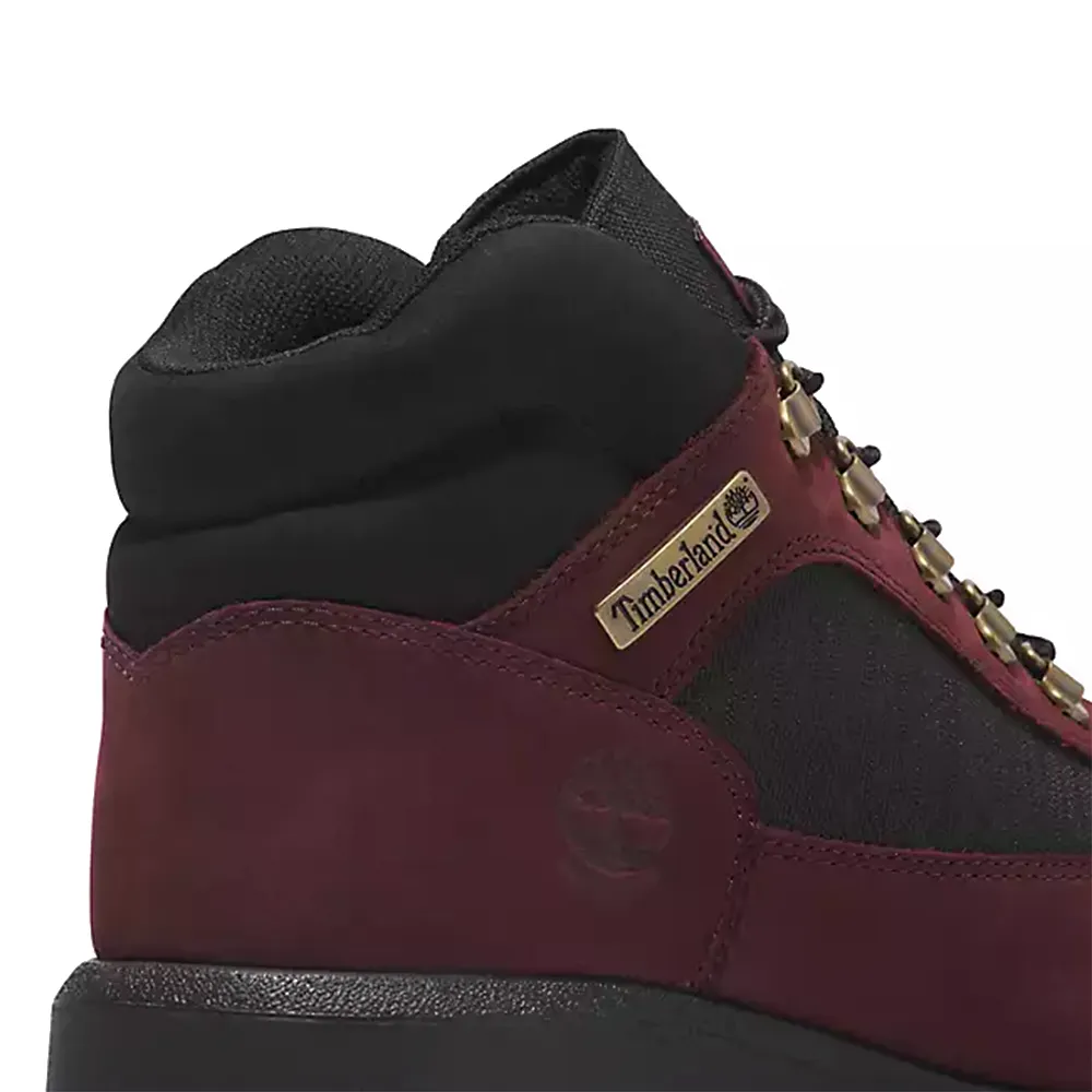 Field Boot Mid Lace Waterproof 'Burgundy Nubuck'
