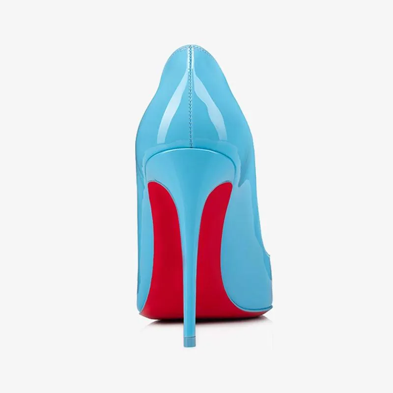 Glossy Blue Pump