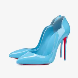 Glossy Blue Pump