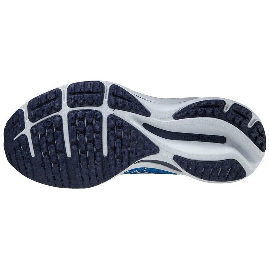 Mizuno Wave Rider 25 (Women's) - FBlue/Indigo White/Diva Pink