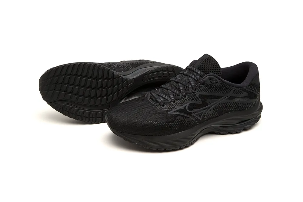 Mizuno Women's Wave Rider 27 D - Black/Ebony/Black