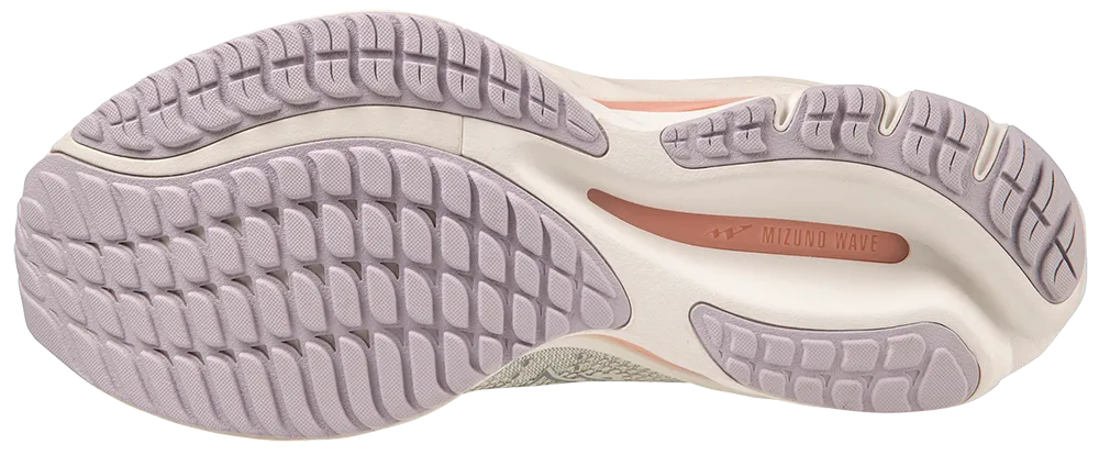 Mizuno Women's Wave Rider 27 - Snow White/Silver Bullet/Thistle