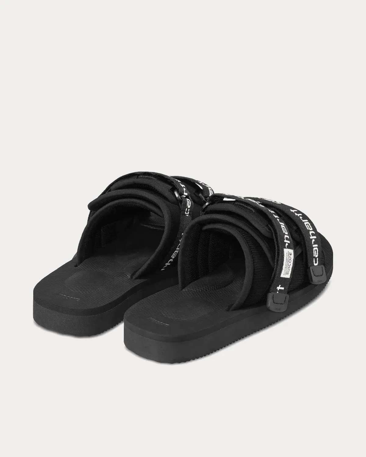 Moto Black Slip Ons