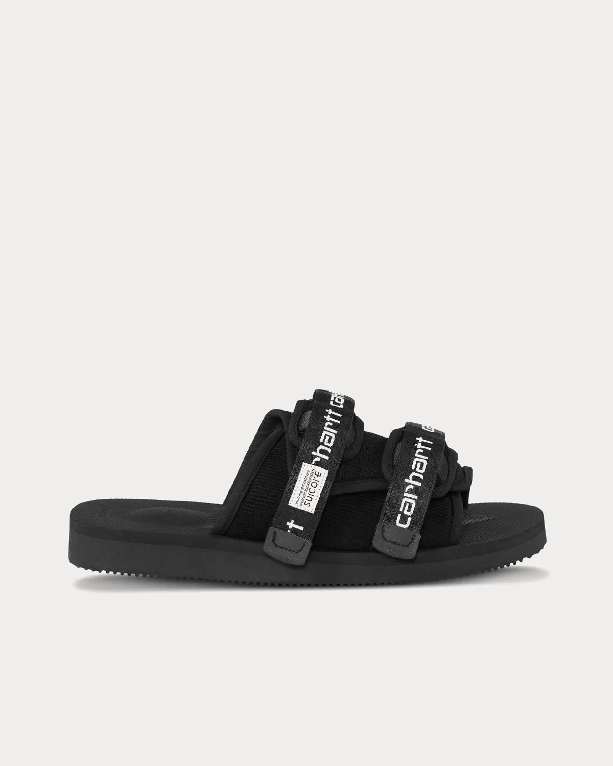Moto Black Slip Ons