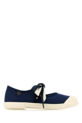 Navy blue canvas Bay By Bay slip ons