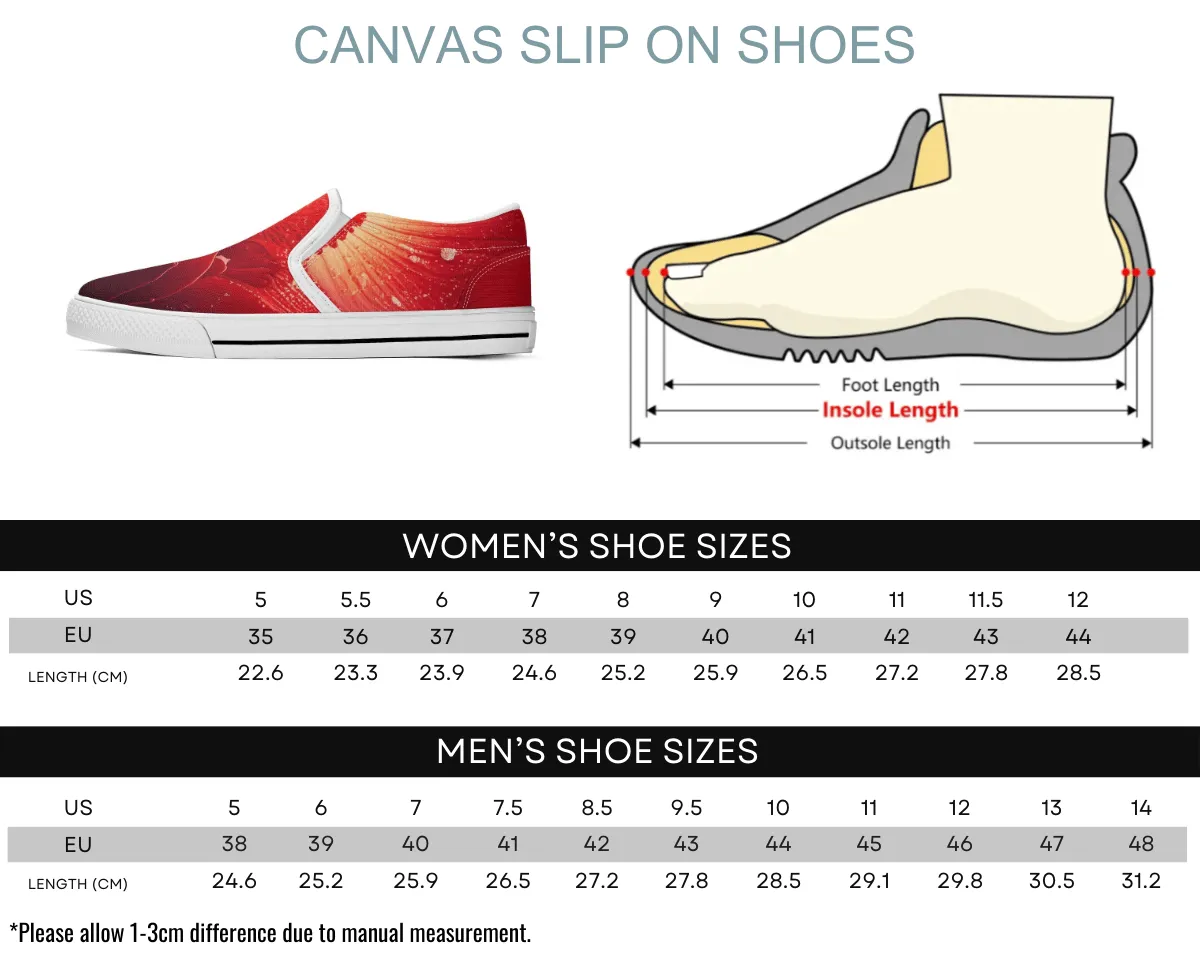 Sunburst Bloom Slip-Ons