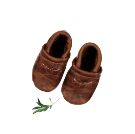 The Leather Mocc - Oak