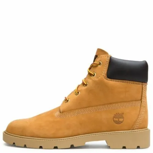 Timberland 6 Inch Classic TB010960 Youth Boy's Wheat Leather Boots Shoes HS1935