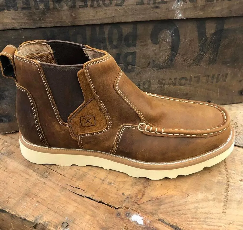 TWISTED X MOC TOE WEDGE SOLE CHELSEA CASUAL